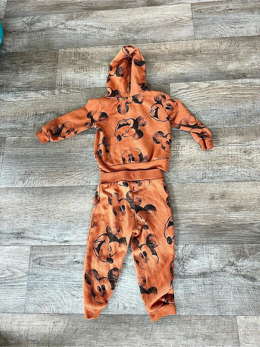Disney Mickey Print Hoodie Jogger Set 2T